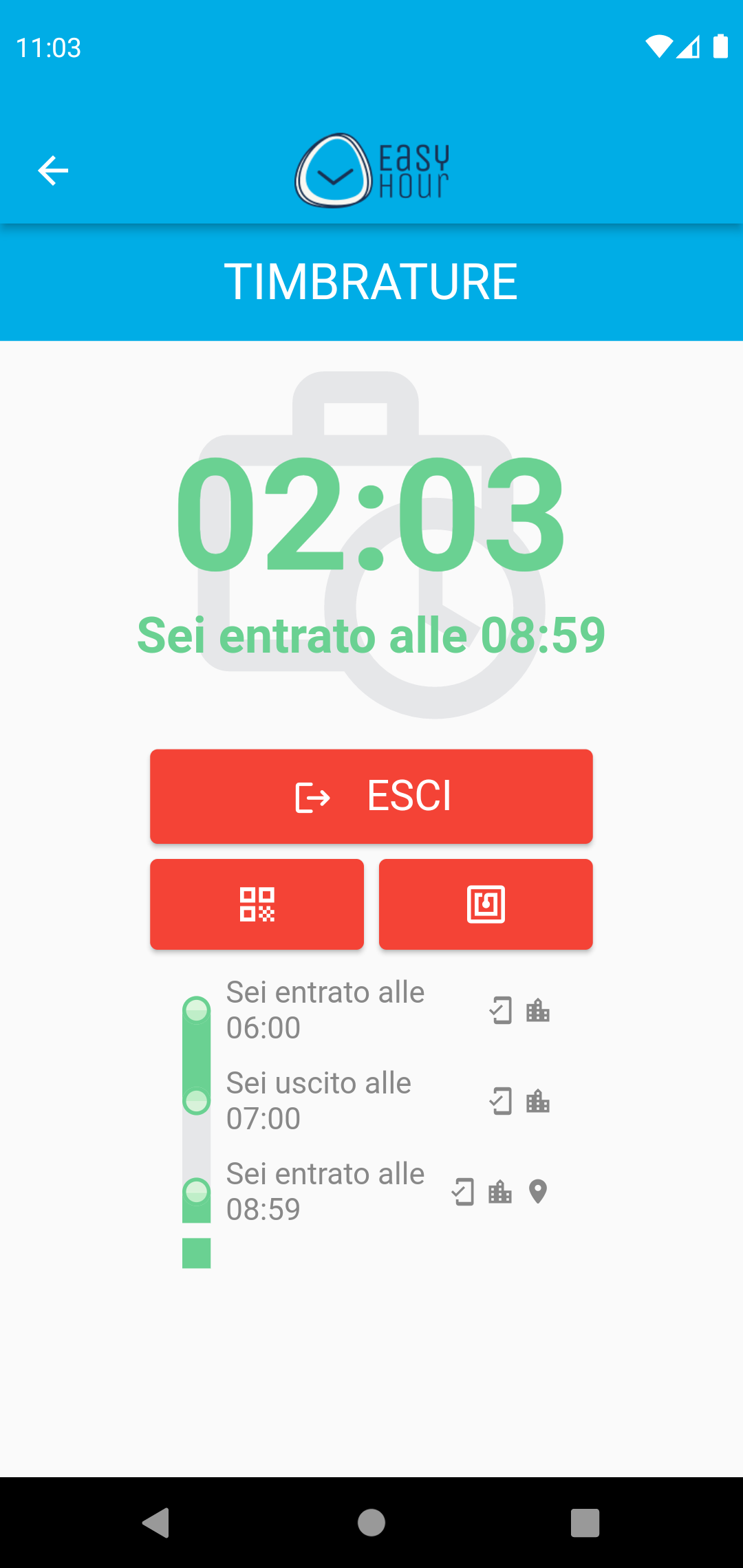 App timbratura - rilevazione presenze