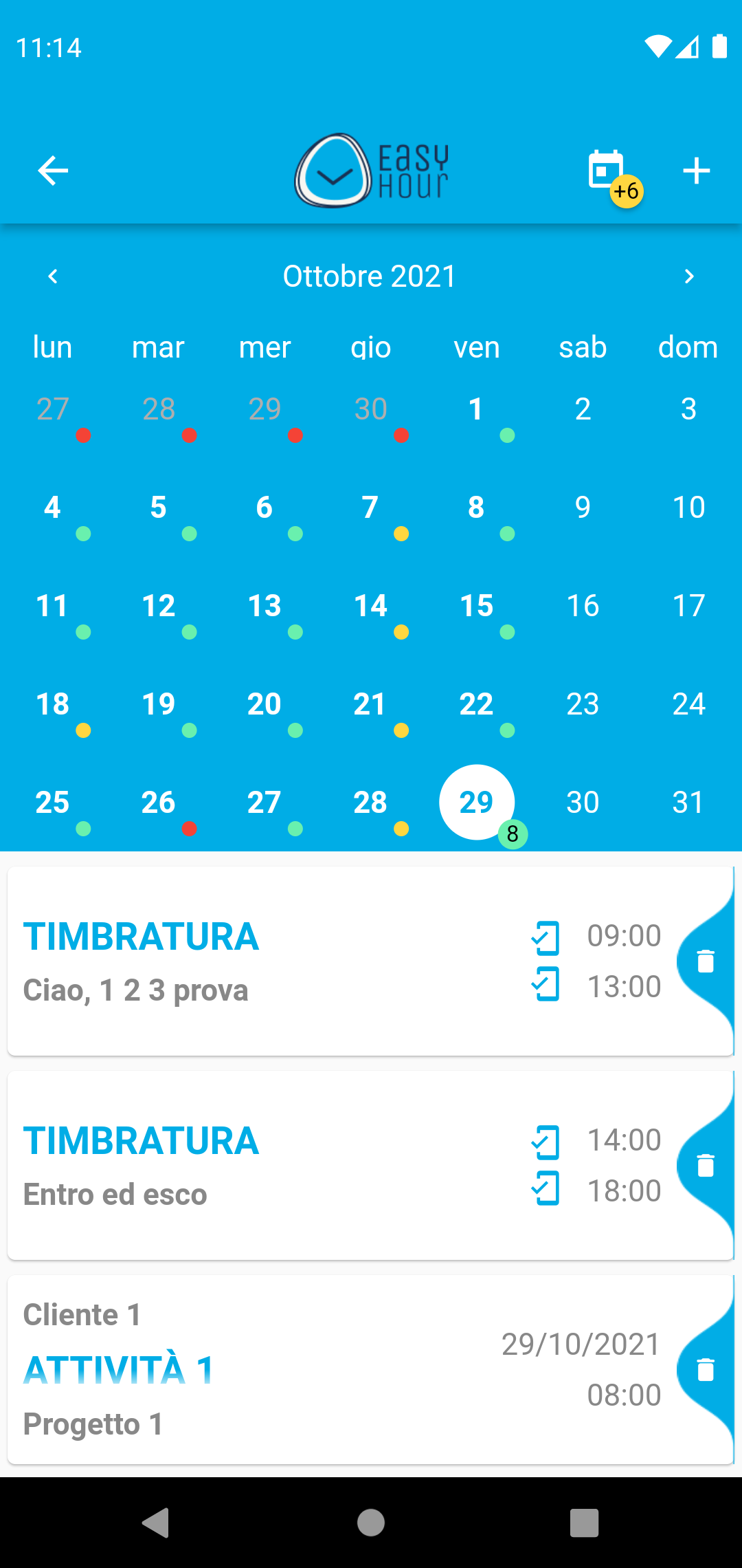 App timbratura - rilevazione presenze