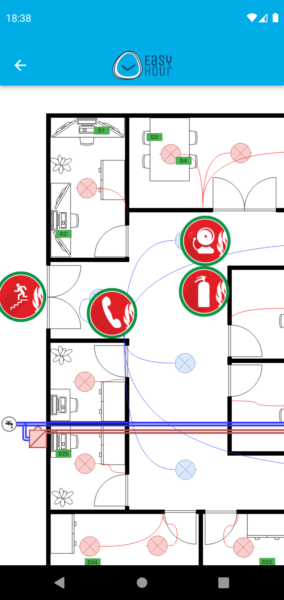 desk booking map