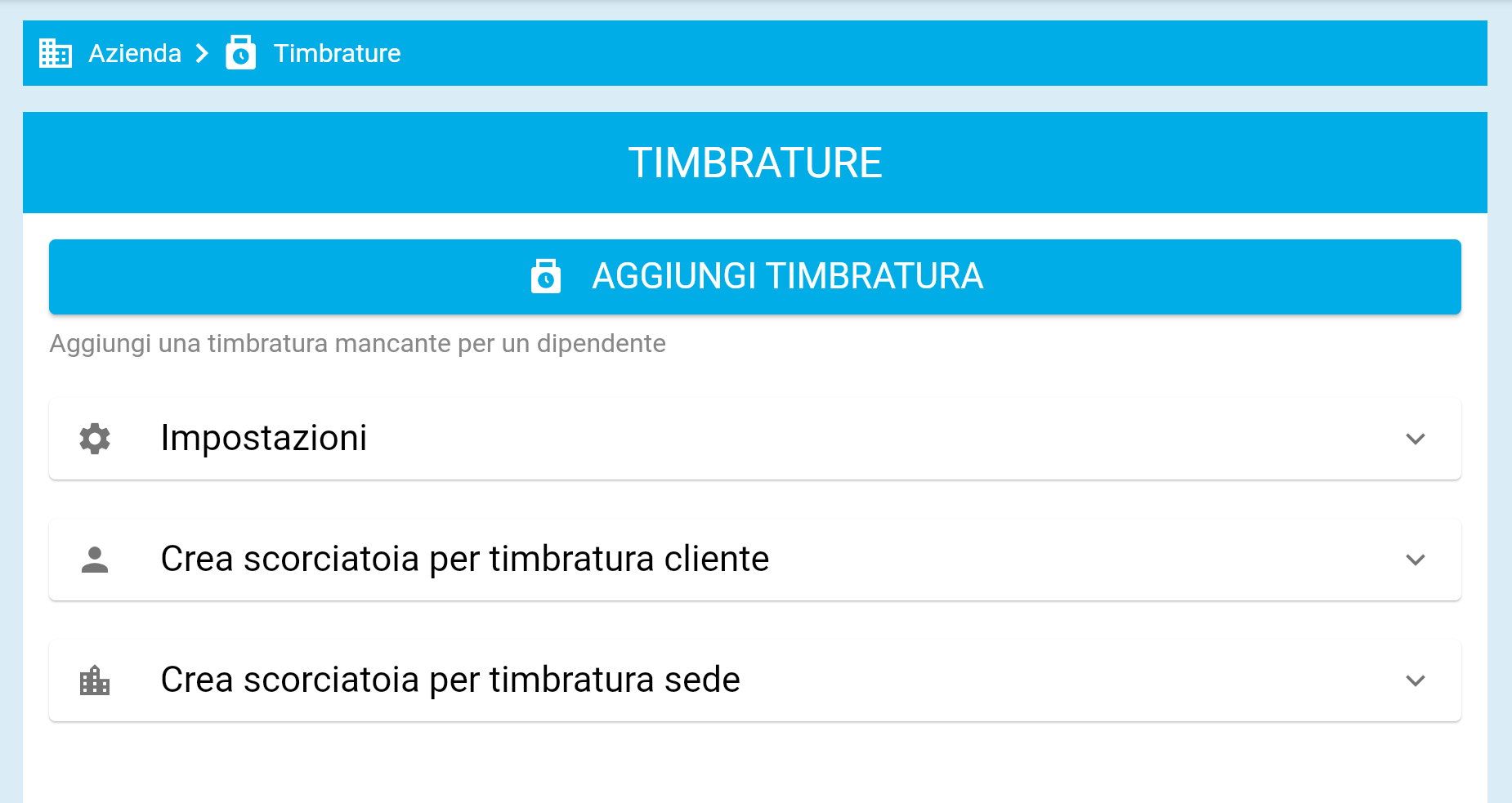 Configurazione del modulo Rilevazione Presenze in EasyHour